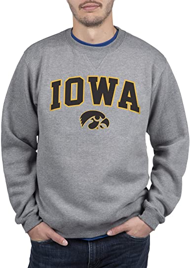 Top of the World NCAA Men's Crewneck Charcoal Gray Sweatshirt