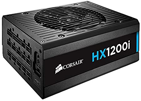 Corsair HXi Series, HX1200i, 1200 Watt, 80  Platinum Certified, Fully Modular - Digital Power Supply