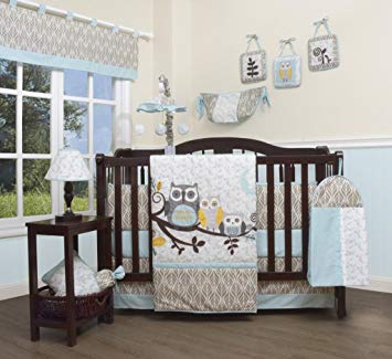 GEENNY Boutique Baby 13 Piece Nursery Crib Bedding Set, Enchanted Forest