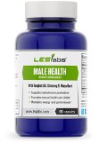 LES Labs Male Health Natural Supplement for Testosterone Support Strength Endurance and Performance 60 Capsules