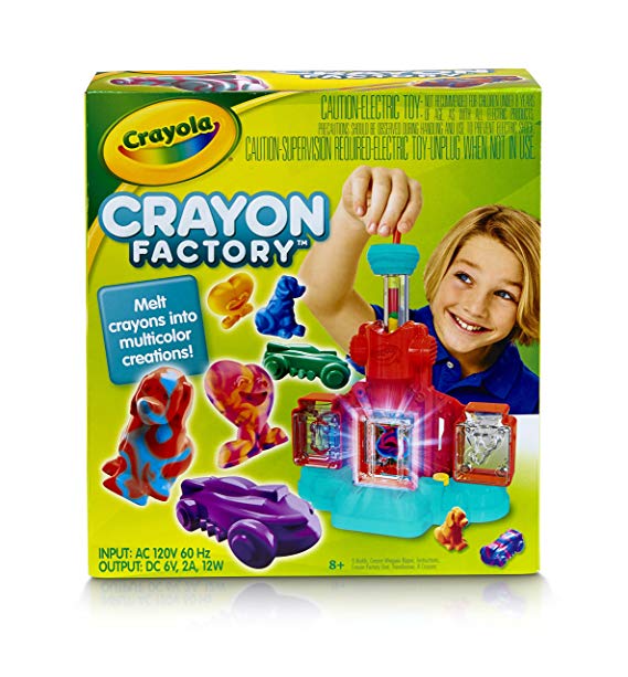 Crayola; Crayon Factory; Art Tool; Electronic; Melt and Mold Crayon Bits into Custom Creations