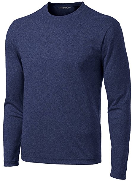 DRI-EQUIP Long Sleeve Moisture Wicking Athletic Shirts