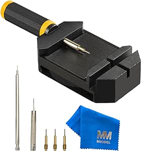 Watch Link Removal Kit by MMOBIEL – Watch Repair Kit for Pin Removal & Watch Bracelet Sizing, Watch Band Remover Tool, Watch Adjustment Tool Kit – Watch Link Removal Tool - Watch Pins Replacement Kit
