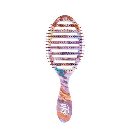 Wet Brush Nea Flora Speed Dry– Detangling Knots, Snag-Free, Heat-Resistant, No pain, Split-Ends & Hair Breakage, Blow Drying, Less Drying Time, Floral Garden