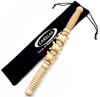 Original Fascia Massage Stick- Best Deep Tissue Pressure Roller- Trigger Point Myofascial Release Balls- Cellulite massage Tool- Fast Relief Muscle from Sore & Tight Leg Muscles & Cramping