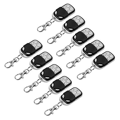 XCSOURCE 10pcs Electric Cloning Universal Gate Garage Door Opener Remote Control Fob 433mhz Replacement Key Fob HS642