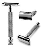 Perfecto Double Edge Extra Long Handled Safety Razor - Designed to deliver the Best Shave of your life This is the best shaving razor
