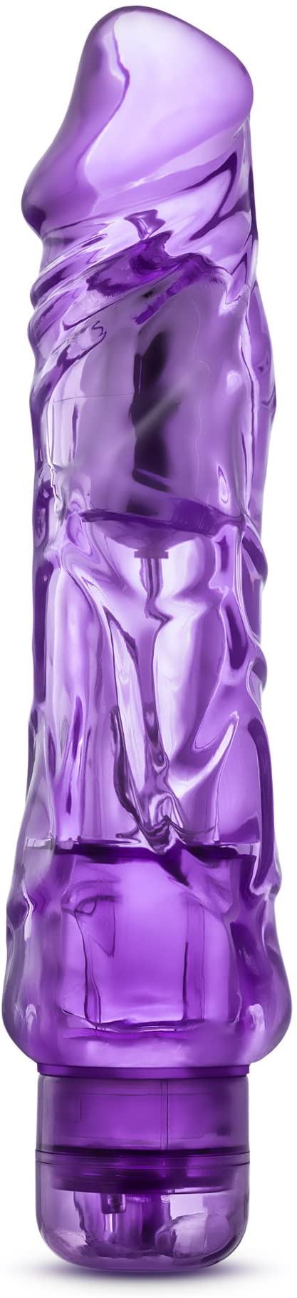 9" Soft Large Thick Realistic Vibrating Dildo - Multi Speed Powerful Vibrator - Waterproof - Sex Toy for Women - Sex Toy for Adults (Purple)