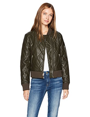 Guess Women's Bella Quilted Bomber Jacket