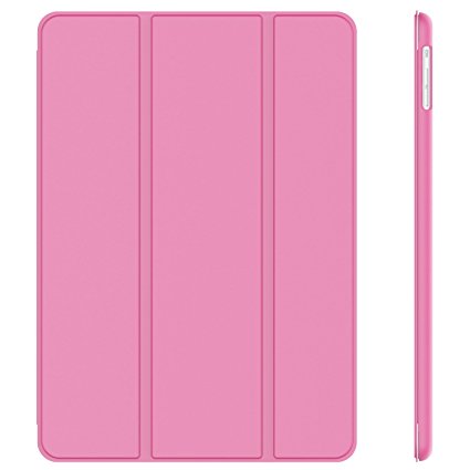 iPad Air Case, JETech® Gold Serial iPad Air Slim-Fit Smart Case Cover for Apple iPad Air iPad 5 with Auto Sleep/Wake Feature (iPad Air, Pink)