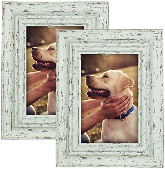 MUDEELA Fits 8x10 inches Picture Frame, Set of 2 Photo Frames, 2-Layer Thickened Design, Durable Wall Gallery Picture Frames, for Table Top Display and Wall Mounting