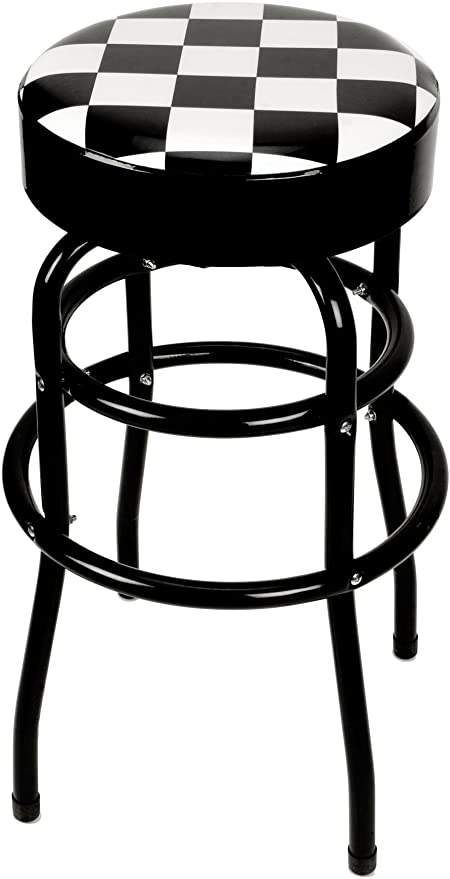 Performance Tool W85023 Checkerboard Swivel Bar and Shop Stool