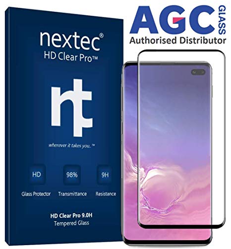 Galaxy Note 10 Screen Protector, 3D (Full Coverage) Nextec® AGC® Tempered Glass Screen Protector for Samsung Galaxy Note 10 (HD Clear Pro3) 9.0H Tempered Glass