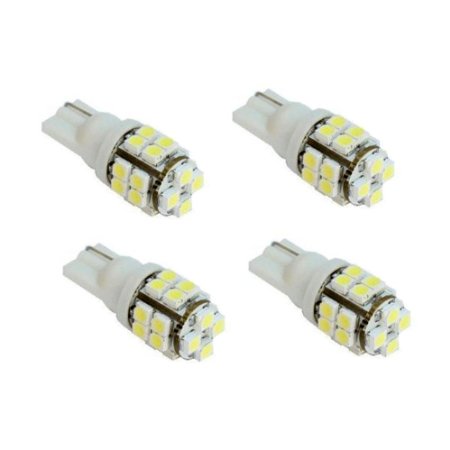 HAMIST 20-smd T10 12v Light LED Replacement Bulbs 168 194 2825 W5w - White pack of 4