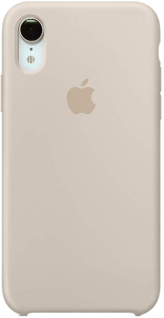 Johncase Compatible for iPhone XR Case, Liquid Silicone Case Cover Compatible with iPhone XR - 6.1 inch (Stone)