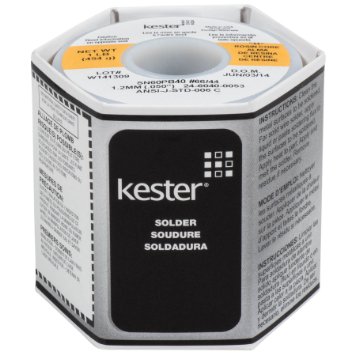 Kester Solder - 44 Rosin Core Solder,60/40,.050,1lb. Spool