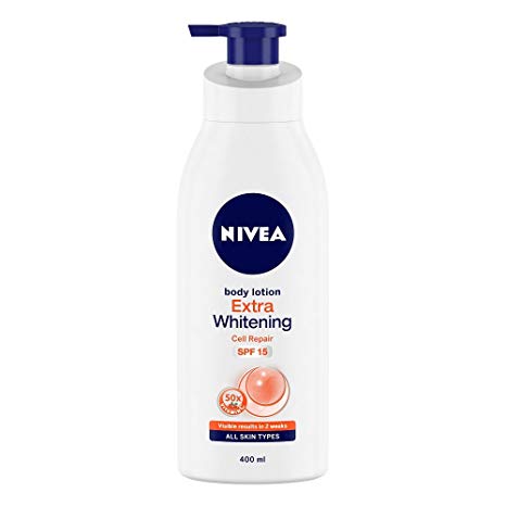 Nivea Extra Whitening Cell Repair Body Lotion SPF 15, 400ml