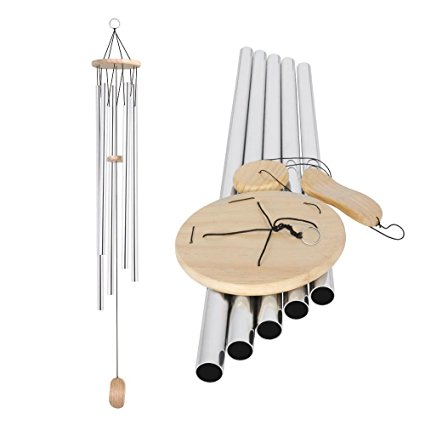 Yaheetech 58" Wind Bell Chimes Deep Tone Windchimes Outdoor Ideal Gift,Small & Large