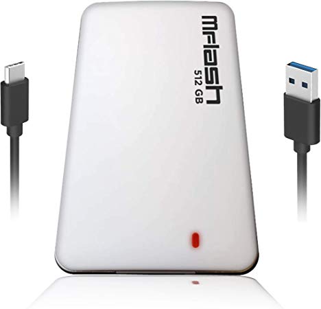 MFLASH 512GB Portable SSD with Type C Interface for MacBook & Android Devices