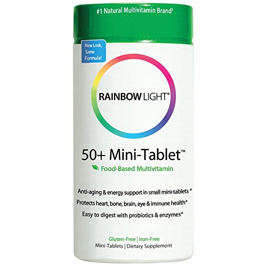 Rainbow Light, 50  Mini Tablet, Food-Based Multivitamin, 90 Mini-Tablets - 2pc