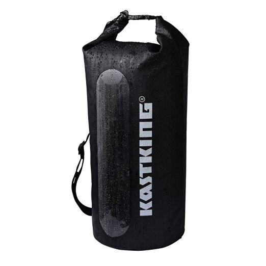 KastKing Waterproof Dry Bag for Boating, Rafting, Kayak, Fishing, Canoeing, Skiing, Snowboarding, Swimming,Surfing and Camping Trips and ANY Sports & Outdoors Activities - Tough Durable 100% Waterproof Roll Top Dry Bag