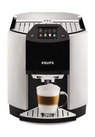 KRUPS EA9010 Barista One Touch Cappuccino Fully Automatic Machine with Automatic Rinsing and Advanced Two-Step Milk Frothing Technology, 57-Ounce, Silver