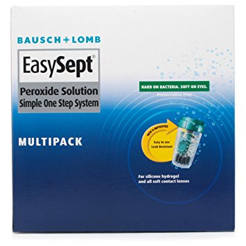 EasySept Peroxide Solution Simple One Step System Multipack 3 x 360ml Bausch   Lomb