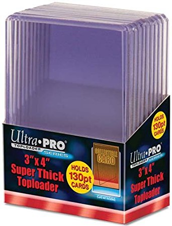 Ultra Pro 3 X 4 in. Top Loader, 130 Point