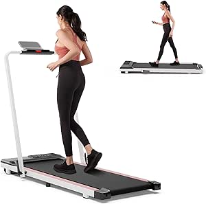 3 in 1 Folding Treadmill, Treadmill-Walking Pad-Under Desk Treadmill, 3.0HP Quiet Foldable Portable Treadmill, 300 lbs Capacity Treadmills for Home Small Spaces with Remote Control and APP