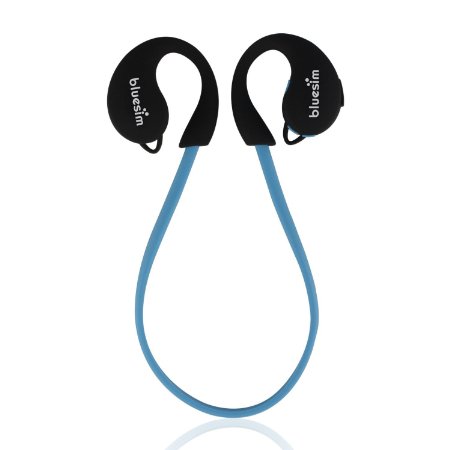 Bluetooth HeadphonesBluesim Stereo Bluetooth 40 Wireless Headset Sport Headphones with Mic Hands-free Calling AptX Wireless Earphones for Running Fit for Apple iPhone 66s6 Plus6s PlusiPad iPod Touch Samsung Galaxy S6 and Other Android DevicesBlue Color