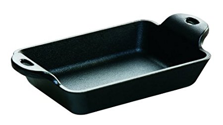 Lodge LMSRC Rectangular Mini Server, Black, 10-Ounce