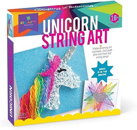 Craft-tastic Unicorn String Art Kit Craft, Various