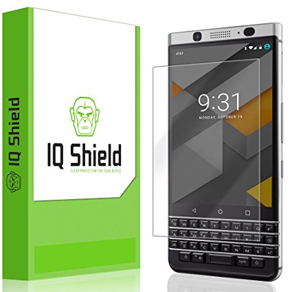 Blackberry KEYone Screen Protector, IQ Shield LiQuidSkin Full Coverage Screen Protector for Blackberry KEYone HD Clear Anti-Bubble Film