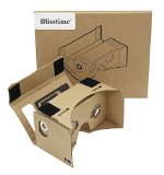 Blisstime Google Cardboard 3d Vr Virtual Reality DIY 3D Glasses for Smartphone