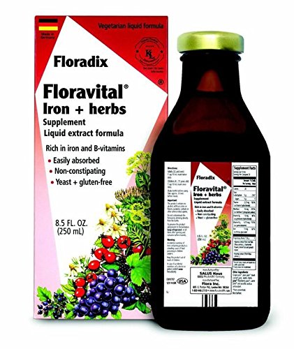 Salus-Haus - Floradix Floravital Iron & Herbs Yeast Free - 8.5 oz