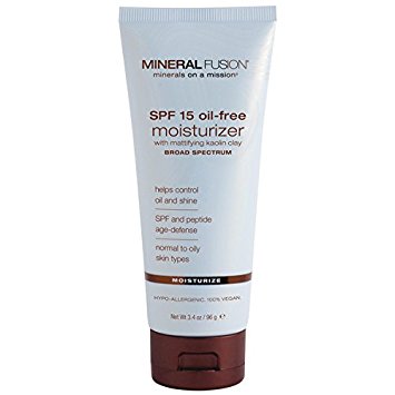 Mineral Fusion Facial Moisturizer, Mattifying Oil Control, 3.4 Ounce