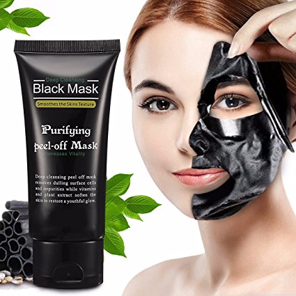 LuckyFine Blackhead Remover Cleaner Purifying Cleansing Peel Acne Black Mud Face Mask