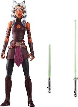 Star Wars The Black Series Ahsoka Tano (Padawan), Star Wars: The Clone Wars 6-Inch Action Figures