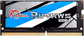 G.Skill RipJaws Series 16GB (1 x 16GB) 260-Pin SO-DIMM PC4-25600 DDR4 3200 CL22-22-22-52 1.20V Single Channel Memory Model F4-3200C22S-16GRS