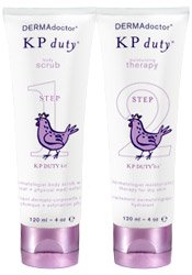 DERMAdoctor KP Duty dry skin repair kit - 4 oz cream and 4 oz body scrub