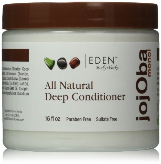 Eden BodyWorks Jojoba Monoi Deep Conditioner, 16 Ounce
