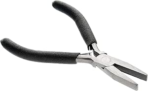 SE 4-1/2" Professional Quality Mini Flat Nose Pliers - LF08