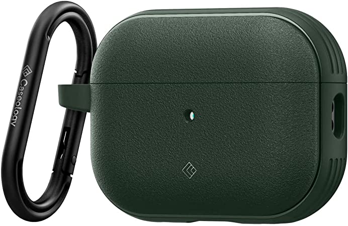 Caseology Vault for Airpods Pro 2 Case [Keychain Carabiner Included] Designed for Airpods Pro 2nd Generation (2022) - Midnight Green