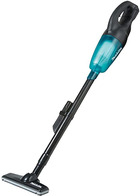 Makita DCL180ZB Negro, Azul-Aspiradora (Secar, sin Bolsa, 0.65 L, Batería, 20 Min), 30 W, 18 V