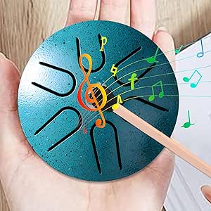 Chakra Drum For Rain, Retro Steel Tongue Drum Rain Drum, Rain Chimes Chakra Drum For Rain Outdoor Hand Pan Drum For Relaxing