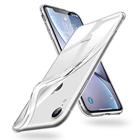 Humixx iPhone XR Case, Ultra Thin Slim Crystal Clear Case [Anti-Yellow] with Soft TPU Gel Bumper Full Protective Case Cover for iPhone XR (Transparent)