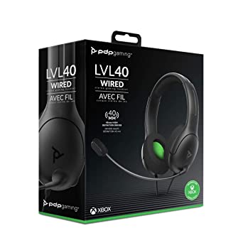 PDP Gaming LVL40 Wired Stereo Headset - Xbox One, 048-141 - Xbox One