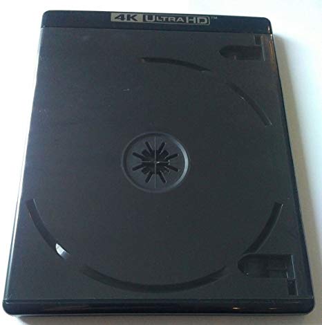 10 PK Premium VIVA ELITE Double Discs 4K Ultra HD Black Blu-ray Replace Case Holder