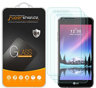 [3-Pack] Supershieldz for LG Rebel 3 LTE Tempered Glass Screen Protector, Anti-Scratch, Bubble Free, Lifetime Replacement Warranty