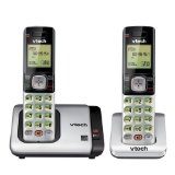 VTech CS6719-2 DECT 60 Phone with Caller IDCall Waiting SilverBlack with 2 Cordless Handsets